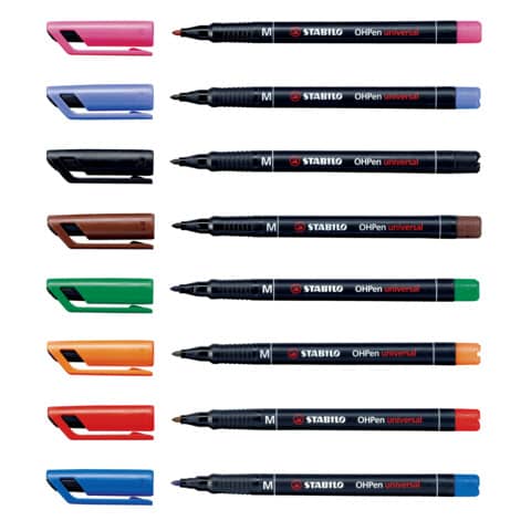 Penna Stabilo OHPen universal Medio (M) 1 mm verde 843/36